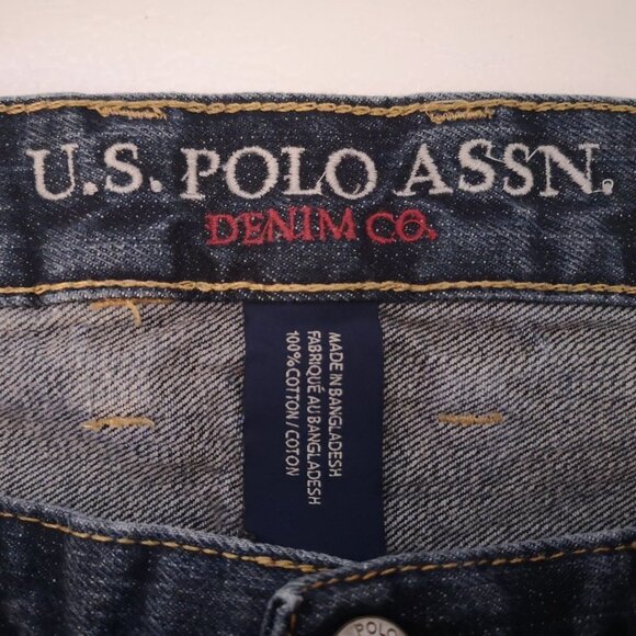 U.S. Polo Assn. Denim Co. Men's Medium Wash Size 34/32 Blue Jeans - Picture 3 of 15